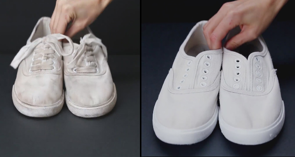 [WATCH] How To Get White Shoes White Again | All About Juan